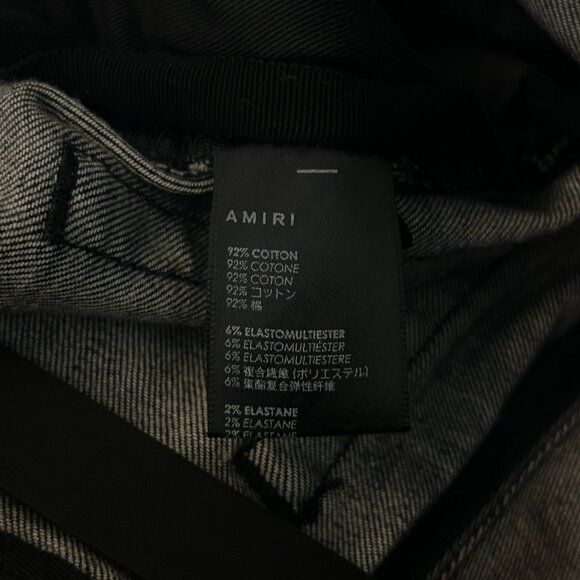 Amiri Storm Grey Stack Jeans - Picture 4 of 4